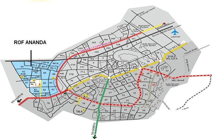ROF Ananda Location Map
